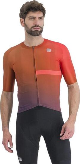Maillot Manches Courtes Sportful Bomber Rouge/Orange