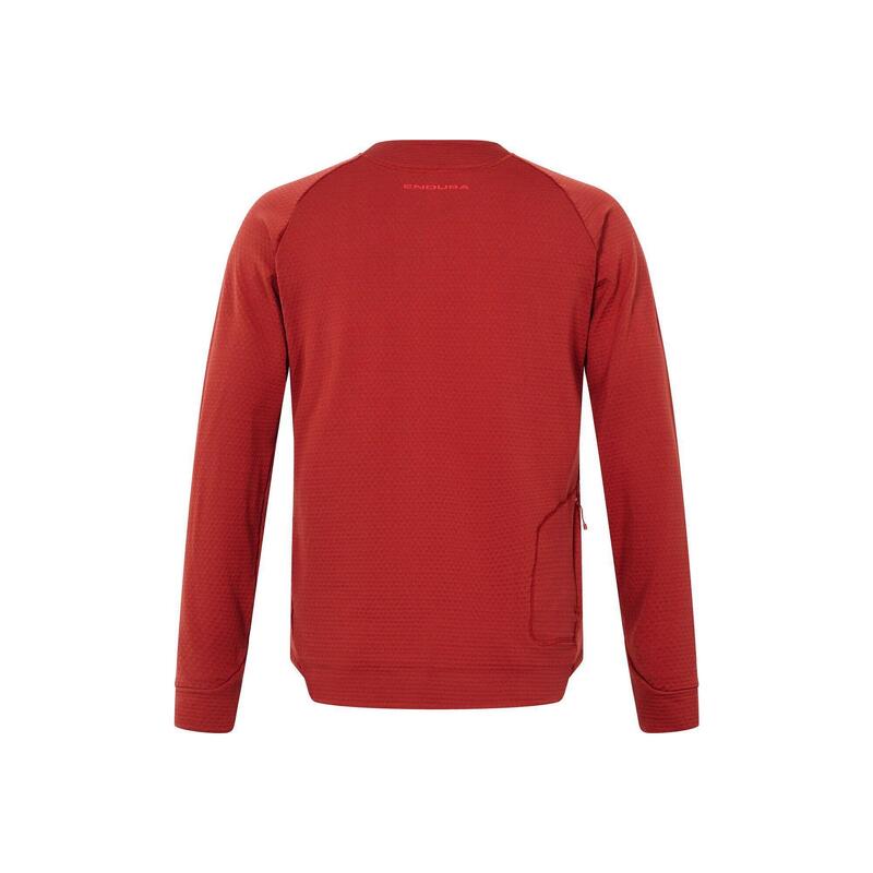 Bluză termică cu mâneci lungi pentru bărbați Endura Singletrack Fleece