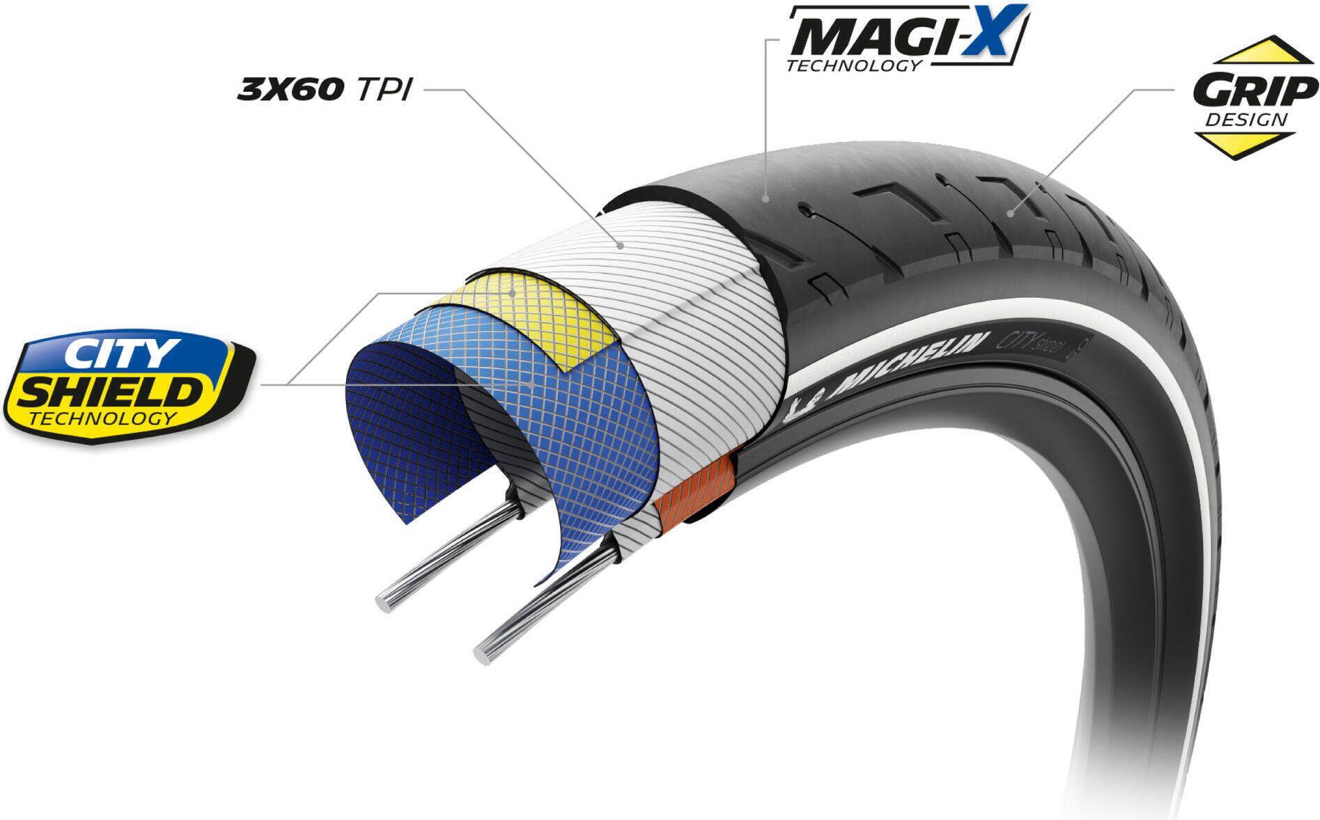 Michelin City Street 700mm Tubetype Rigide City Shield Magi-X E-Bike Ready City 3/5