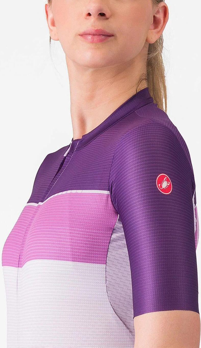 Castelli Elegante Women's Pink Violet Long Sleeve Jersey 3/5