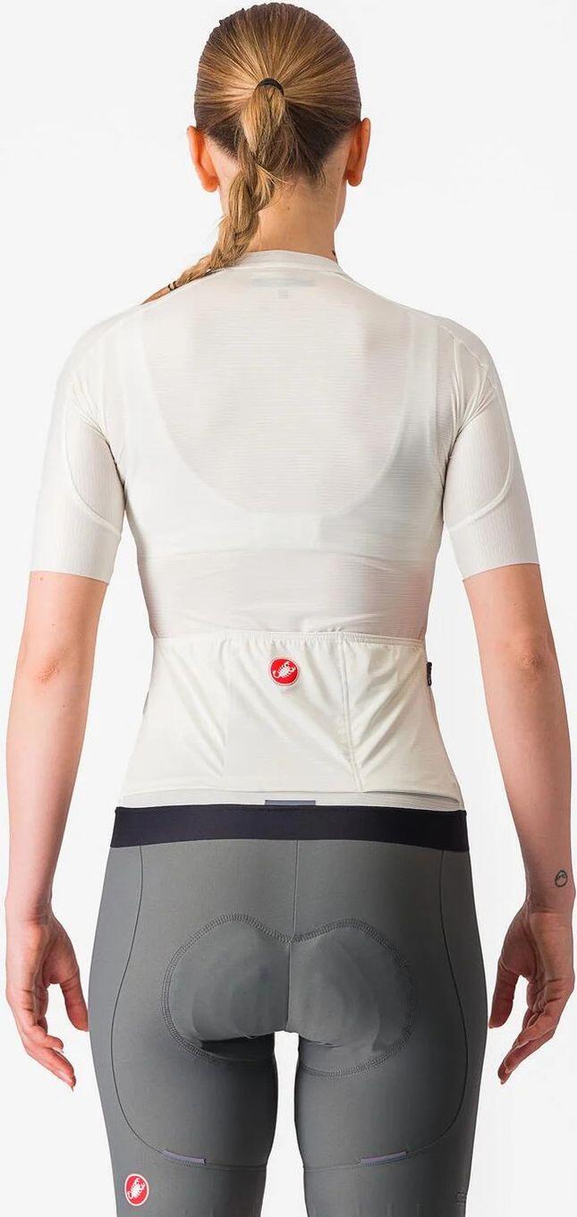 Castelli Espresso Women's Short Sleeve Jersey White Grey 2/6