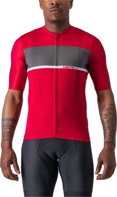 Castelli tradizione jersey met korte mouwen rood