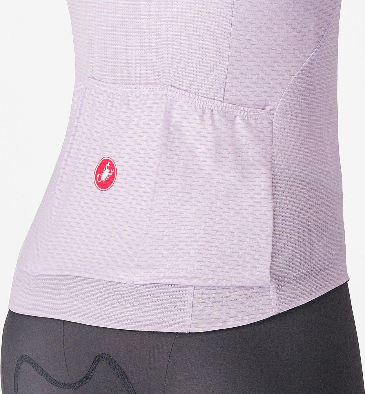 Castelli Elegante Women's Pink Violet Long Sleeve Jersey 4/5