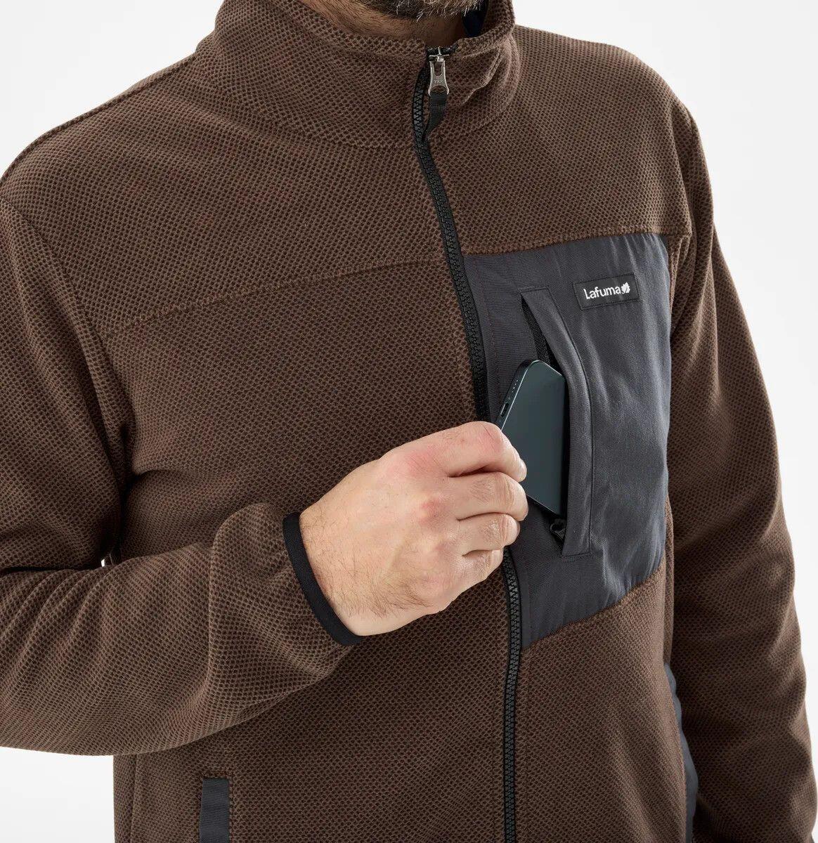 Polaire Lafuma Techfleece Homme Marron 4/6