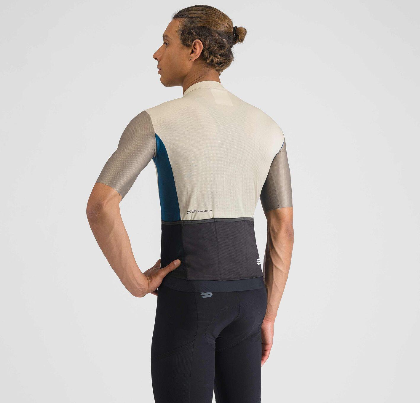 Sportful Supergiara Logo Maglia a maniche corte Grigio/Verde 2/6
