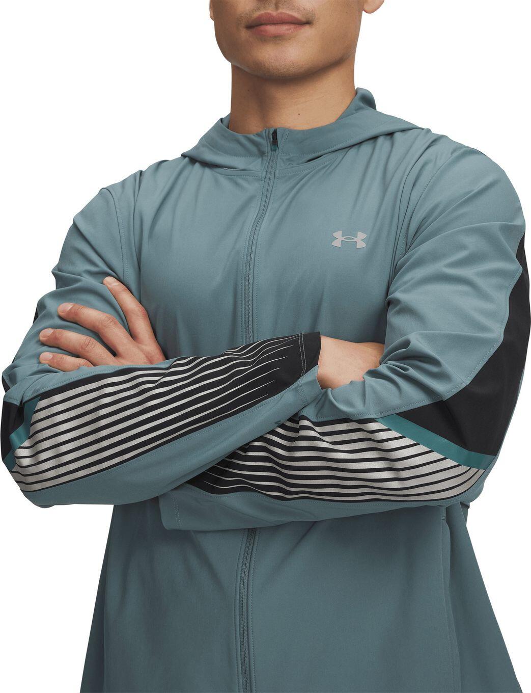 Under Armour Velociti Storm Green Herren Kapuzenjacke 3/3
