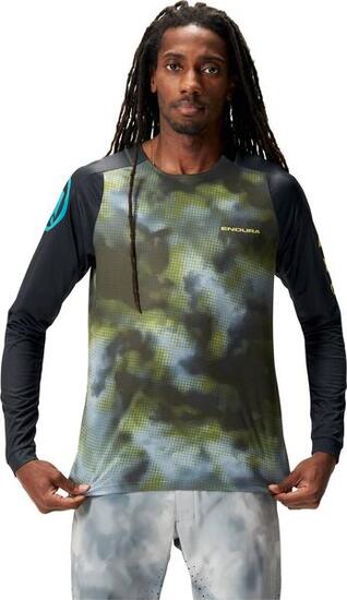 Endura Nuage de Pixels LTD Langarmtrikot - Schwarz