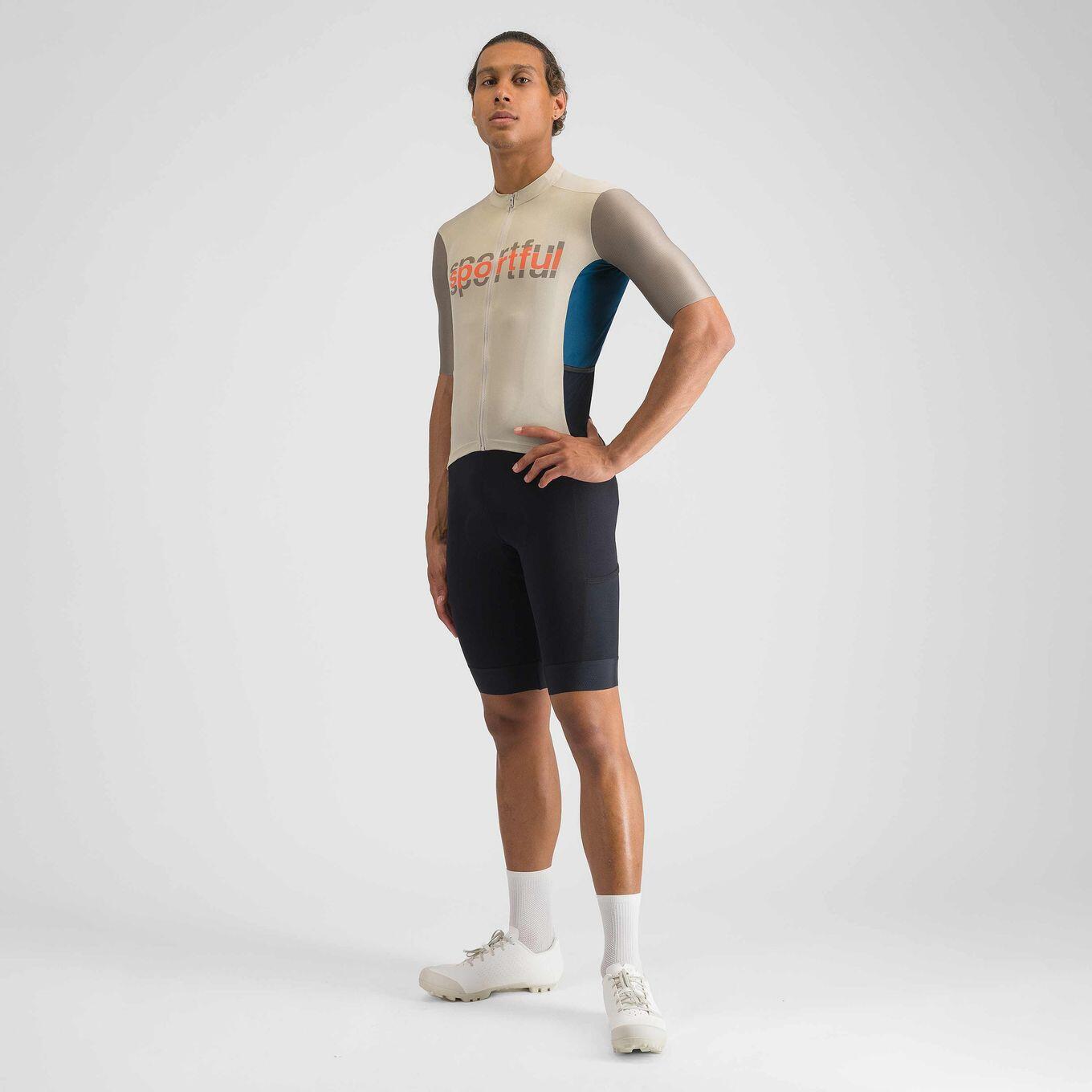 Sportful Supergiara Logo Maglia a maniche corte Grigio/Verde 6/6