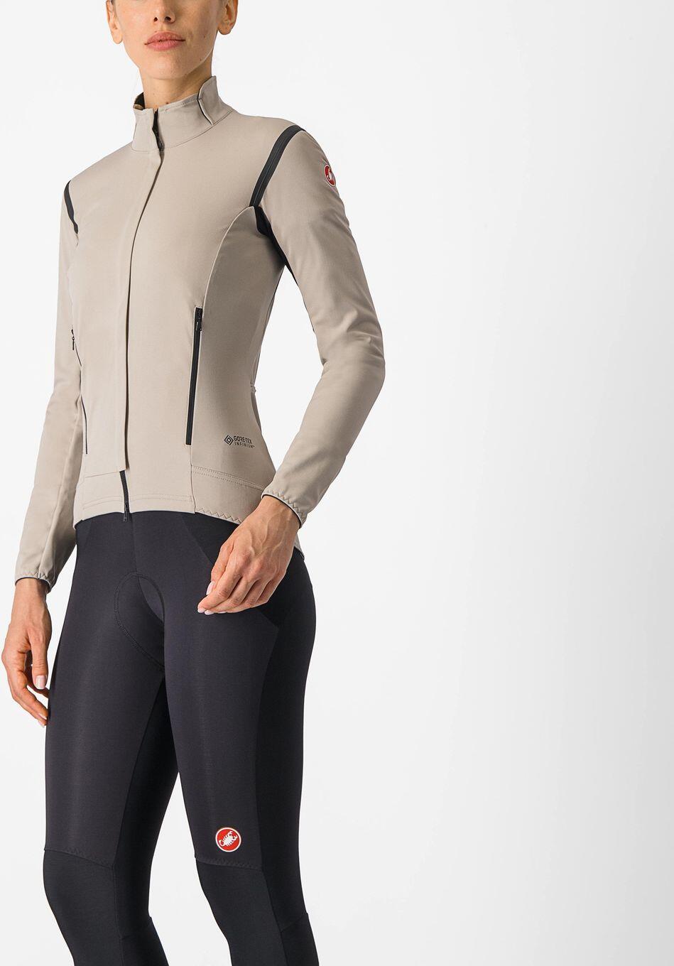 Giacca a maniche lunghe Castelli Perfetto Ros 2 Donna Beige 3/7