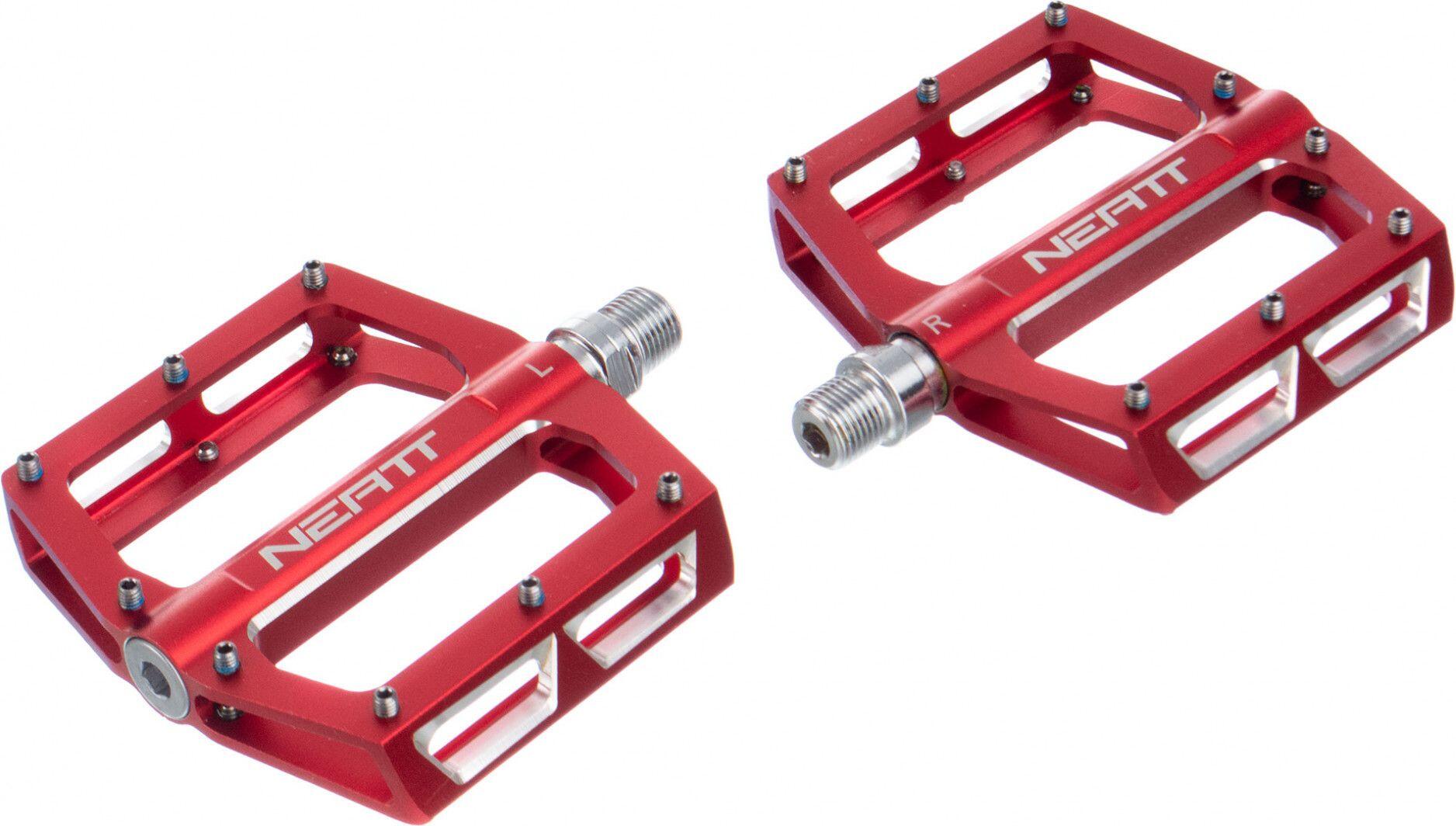 Neatt Attack V2 Flat Pedals 8 Pins Red 3/6
