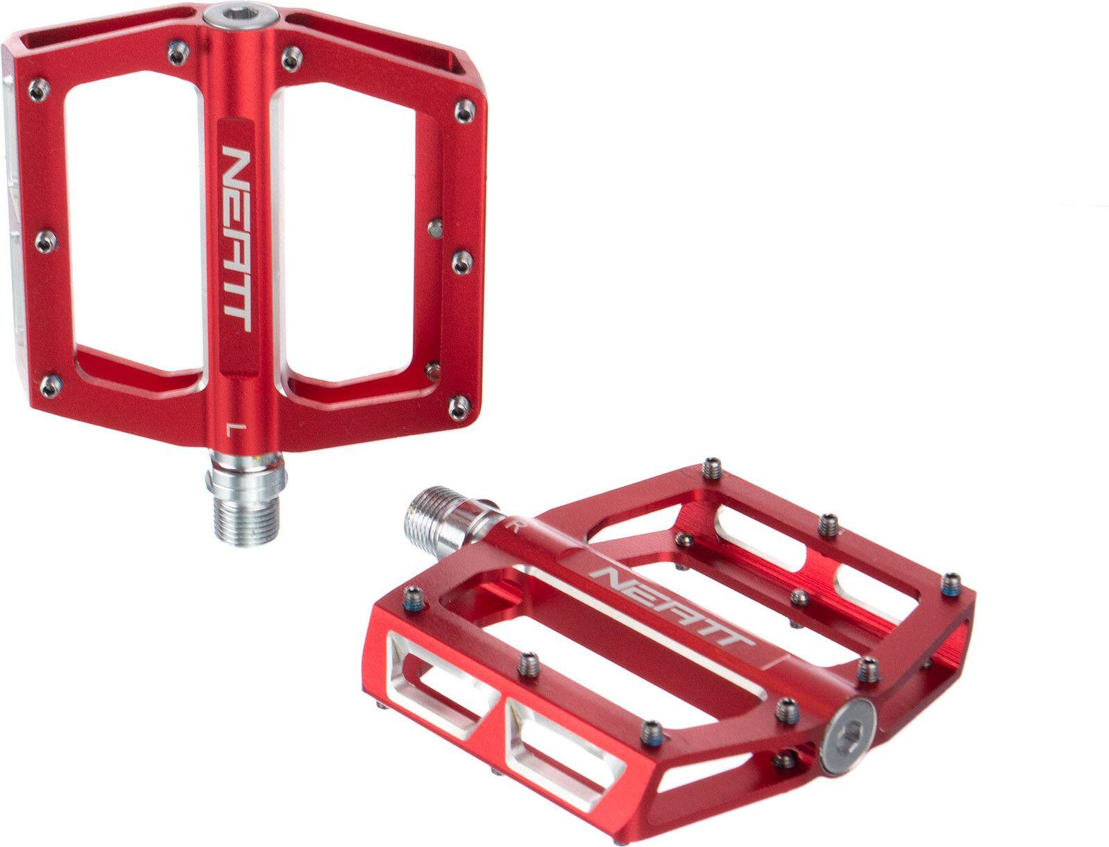 Neatt Attack V2 Flat Pedals 8 Pins Red 2/6
