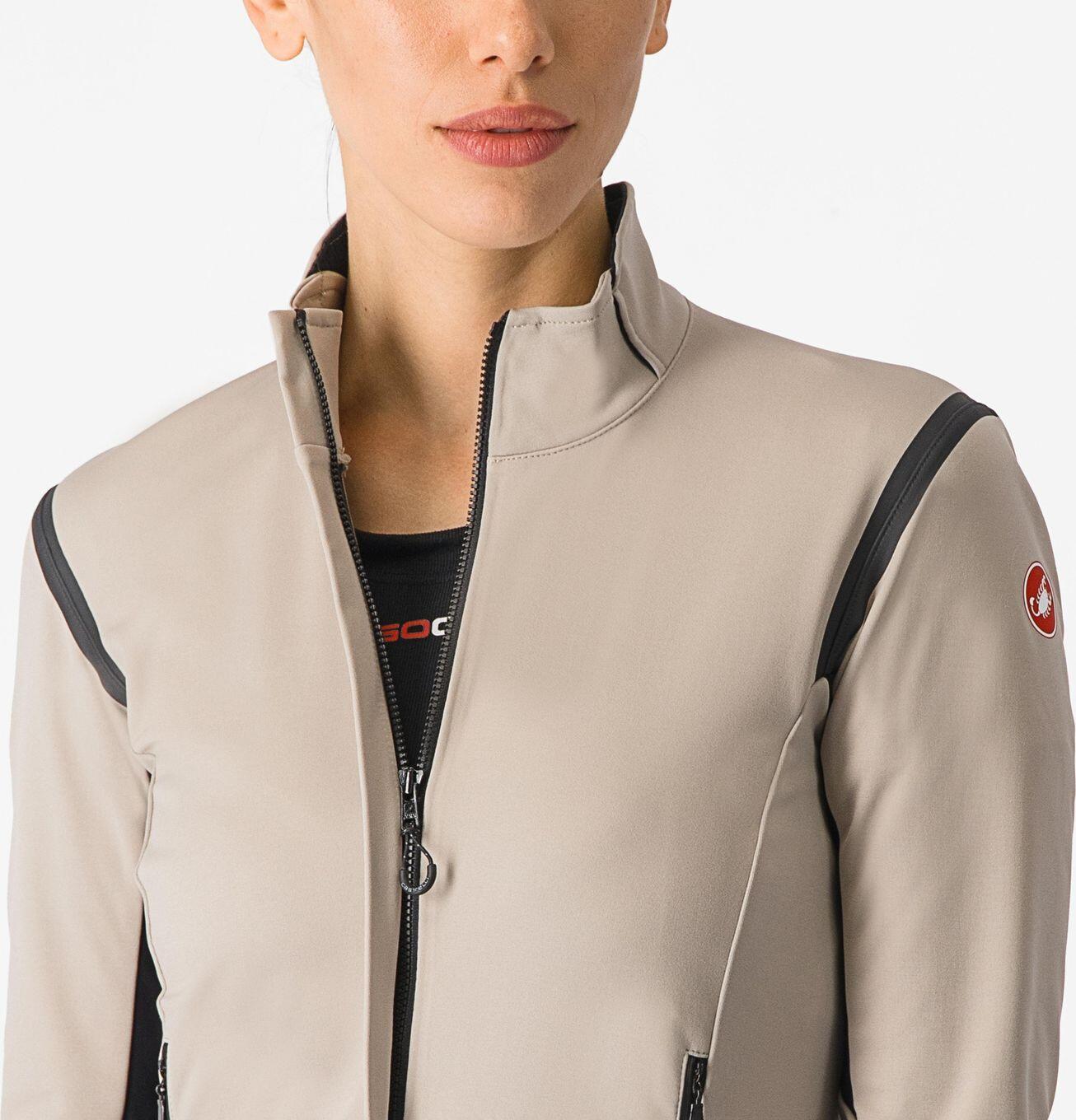 Giacca a maniche lunghe Castelli Perfetto Ros 2 Donna Beige 6/7