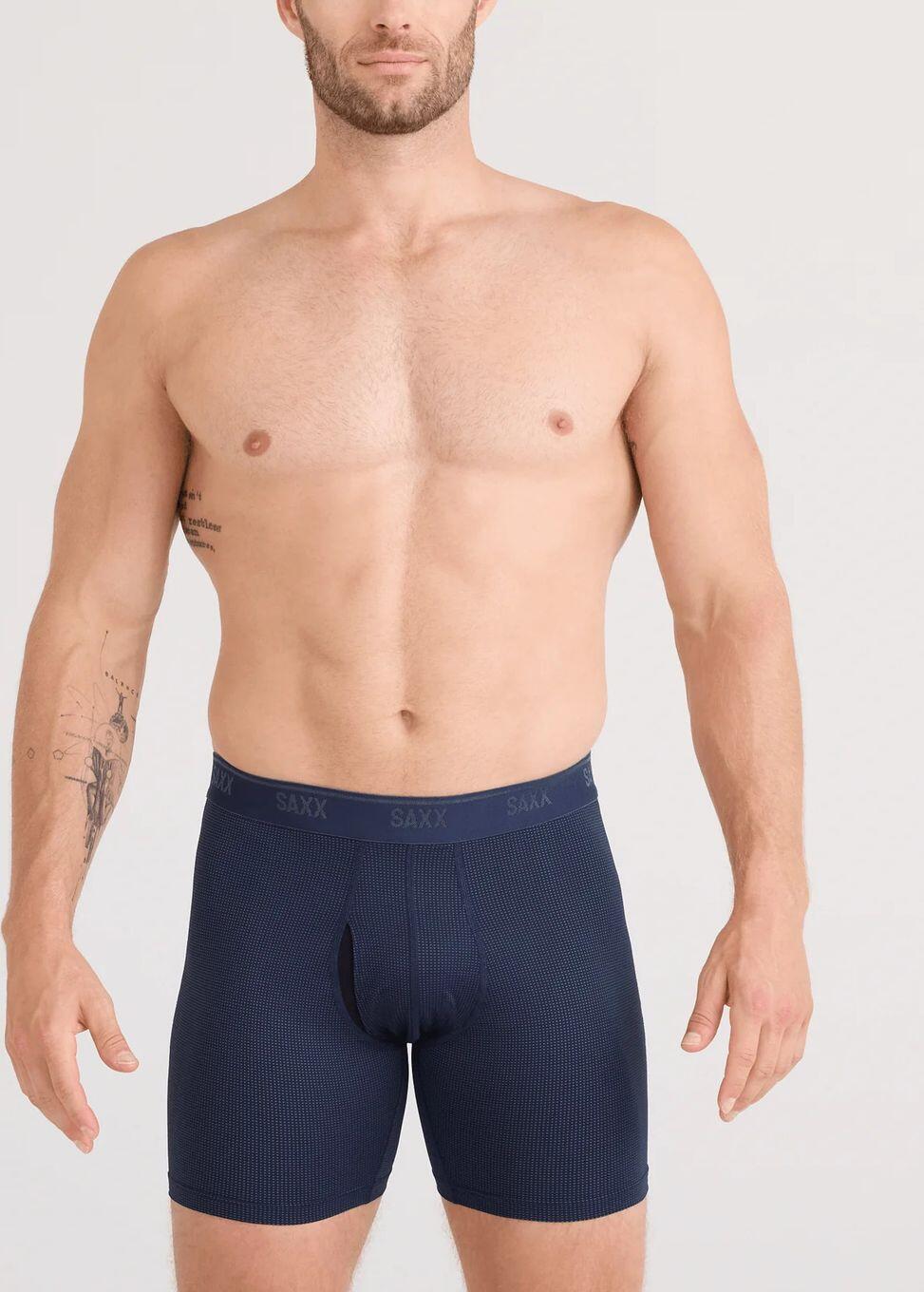 Boxer Saxx Quest maglia ad asciugatura rapida blu navy 2/4