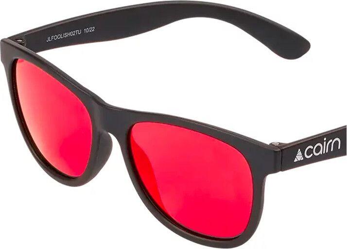 Gafas de sol mate Cairn Foolish Junior Negras y Rojas 2/3