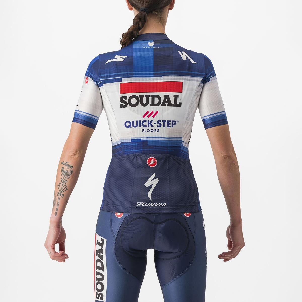 Maglia a manica corta Castelli Competizione 2 Soudal Quick Step 2023 Blu Donna 2/6