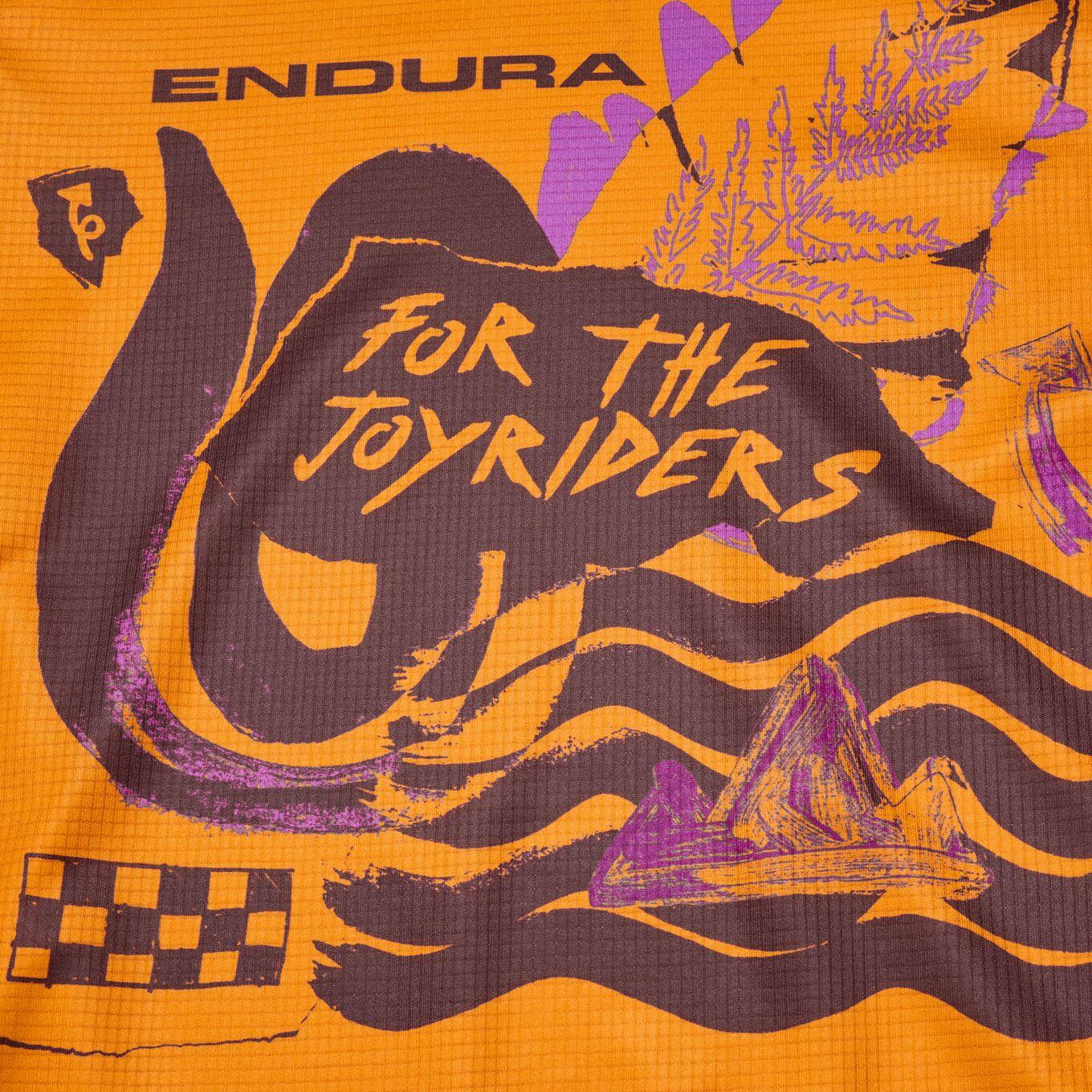 T-Shirt Technique Endura Singletrack Core Orange Junior 3/4
