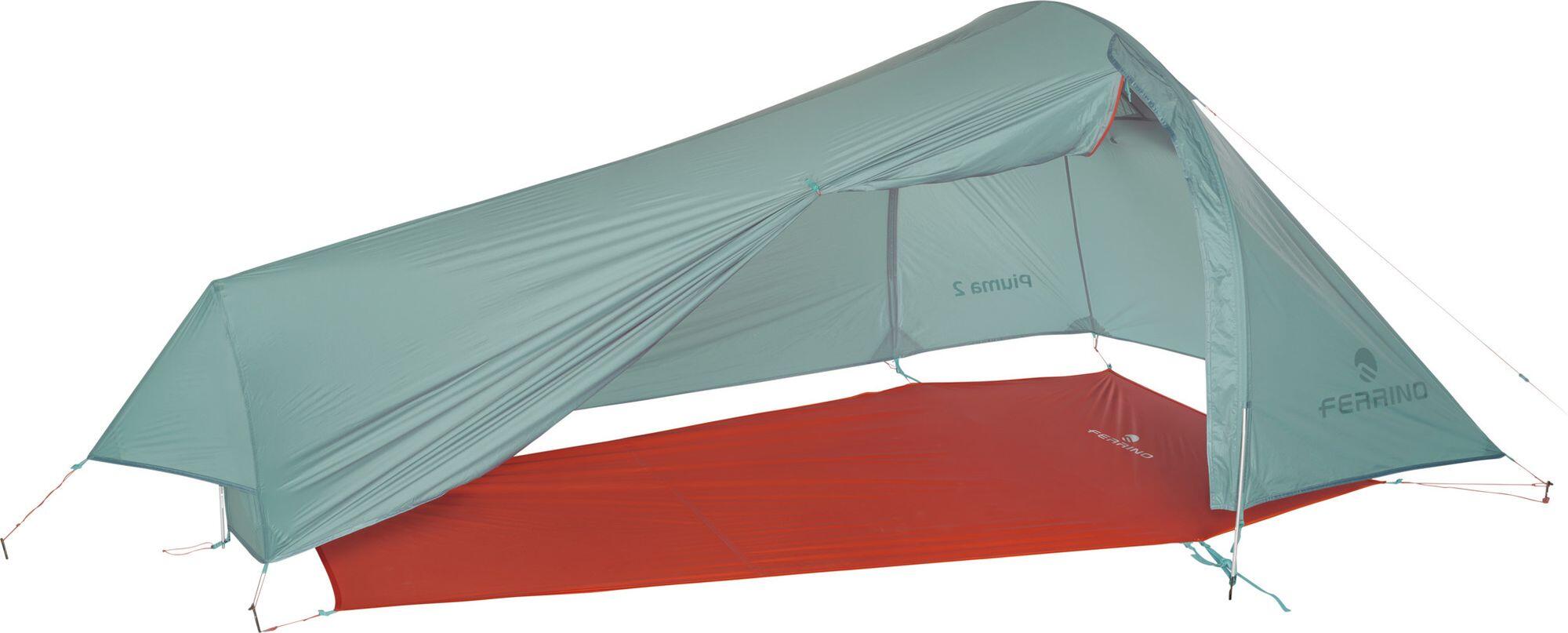 Tapis de Suelo Ferrino Piuma 2 - Naranja, Nylon Ripstop 30d 2/3