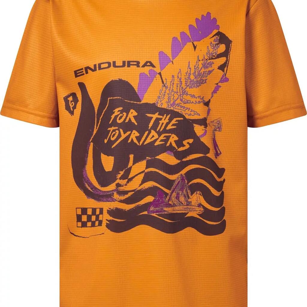 Endura Singletrack Core Orange Junior Technical T-Shirt