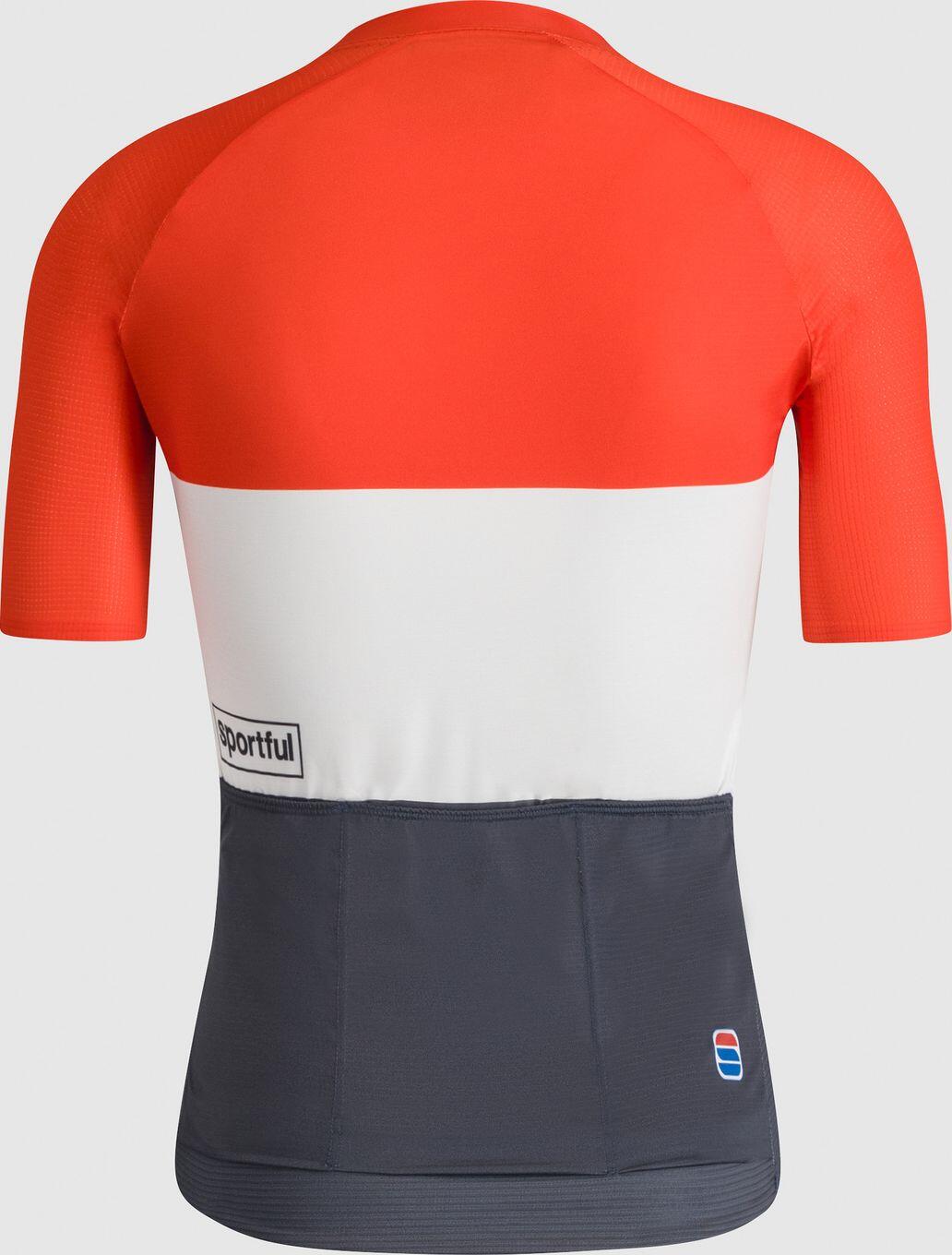 Sportful Supernova Heritage Jersey met korte mouwen voor dames Blauw/Wit/Rood 2/2