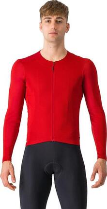 Maillot Manches Longues Castelli Fly Rouge
