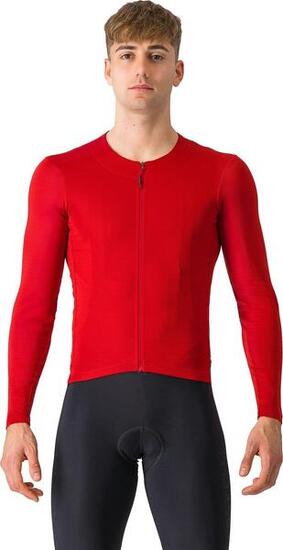 Maillot Manches Longues Castelli Fly Rouge
