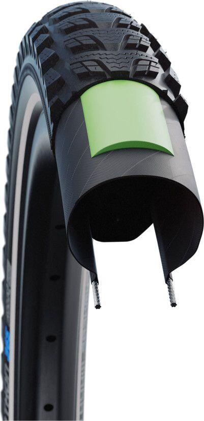 Pneu Schwalbe Marathon 365 - 700mm Tubetype Rigide GreenGuard Perf Addix 4Season 3/4