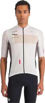 Maillot Manches Courtes Sportful Breakout Supergiara Blanc
