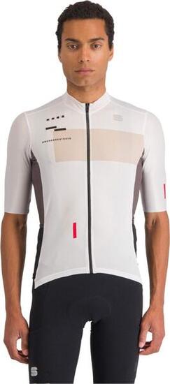 Maillot Manches Courtes Sportful Breakout Supergiara Blanc