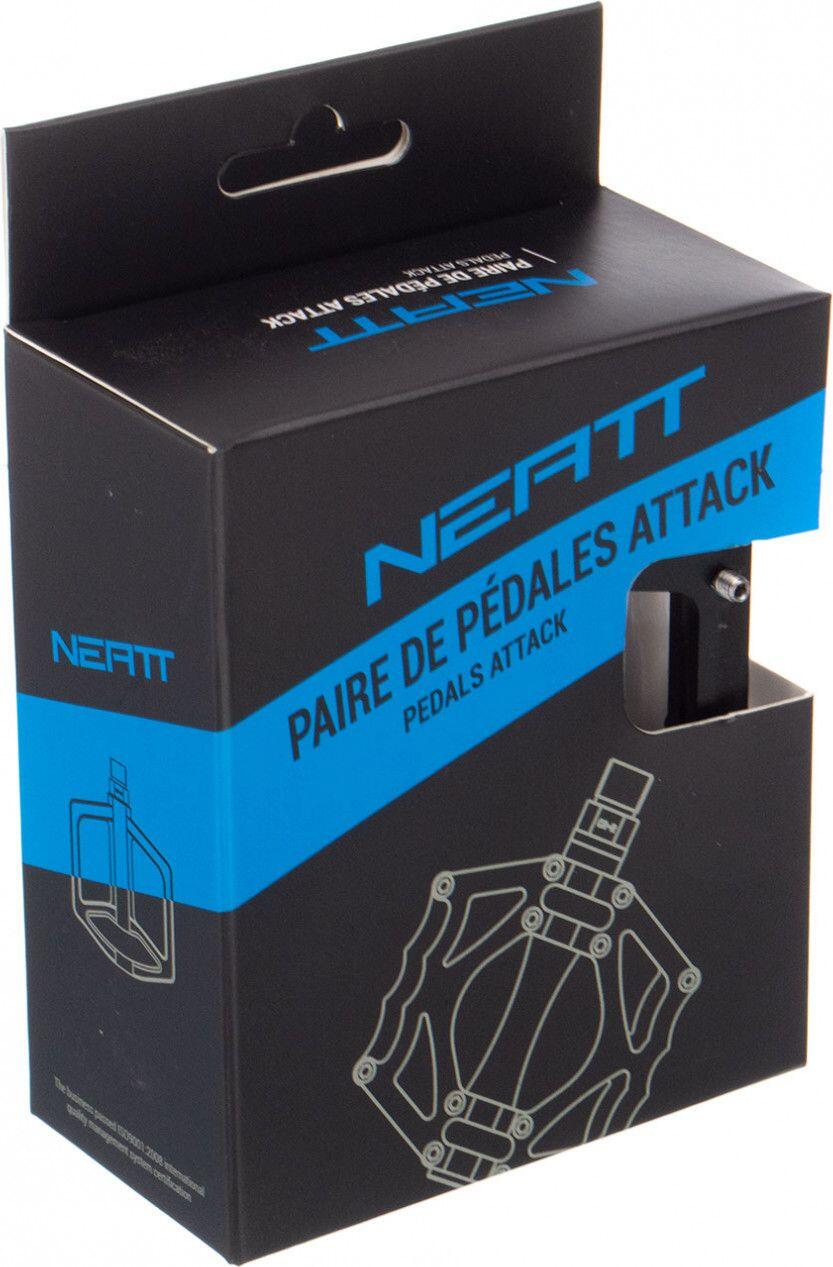 Coppia Pedali Flat Neatt Attack V2 8 Pin Nero 5/6