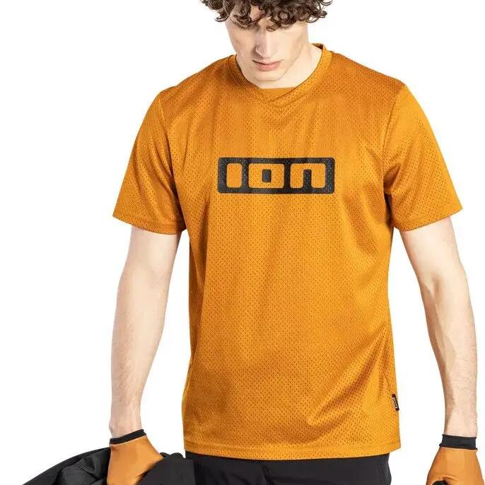 ION Logo Orange MTB short sleeve jersey