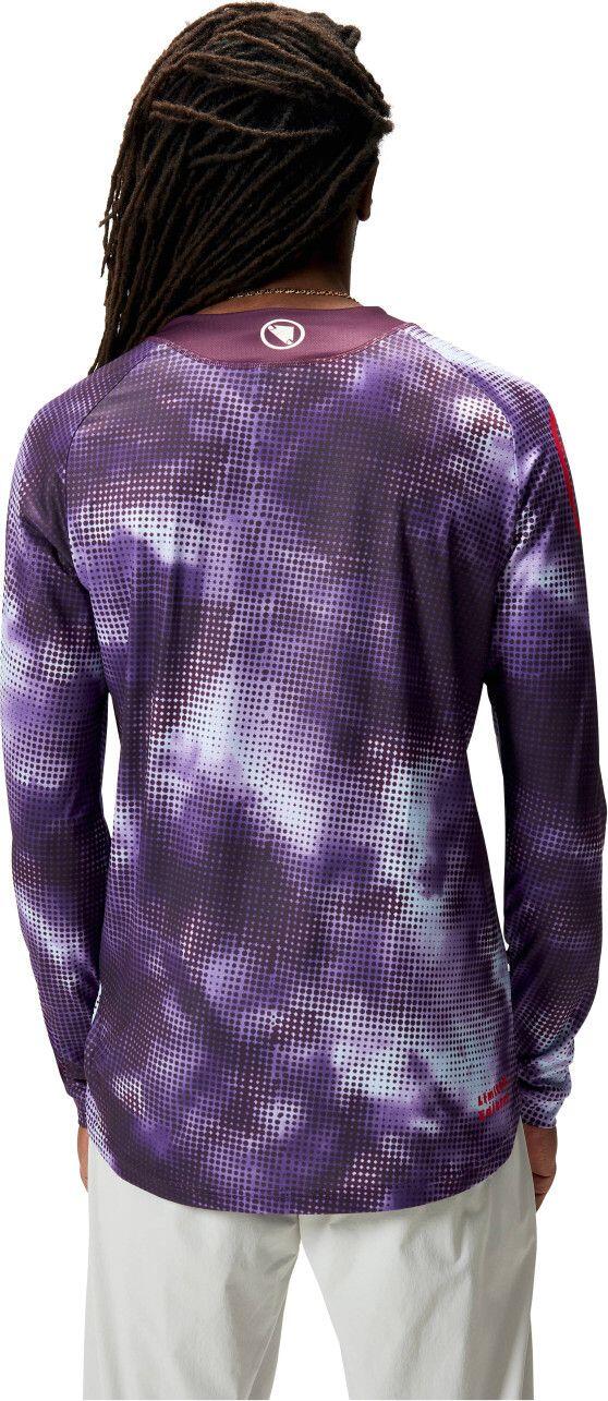 Maillot Manches Longues Endura Nuage de Pixels LTD - Violet 3/7