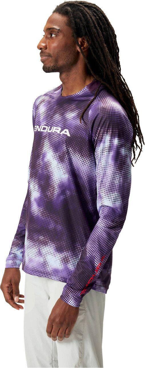 Maillot Manches Longues Endura Nuage de Pixels LTD - Violet 2/7