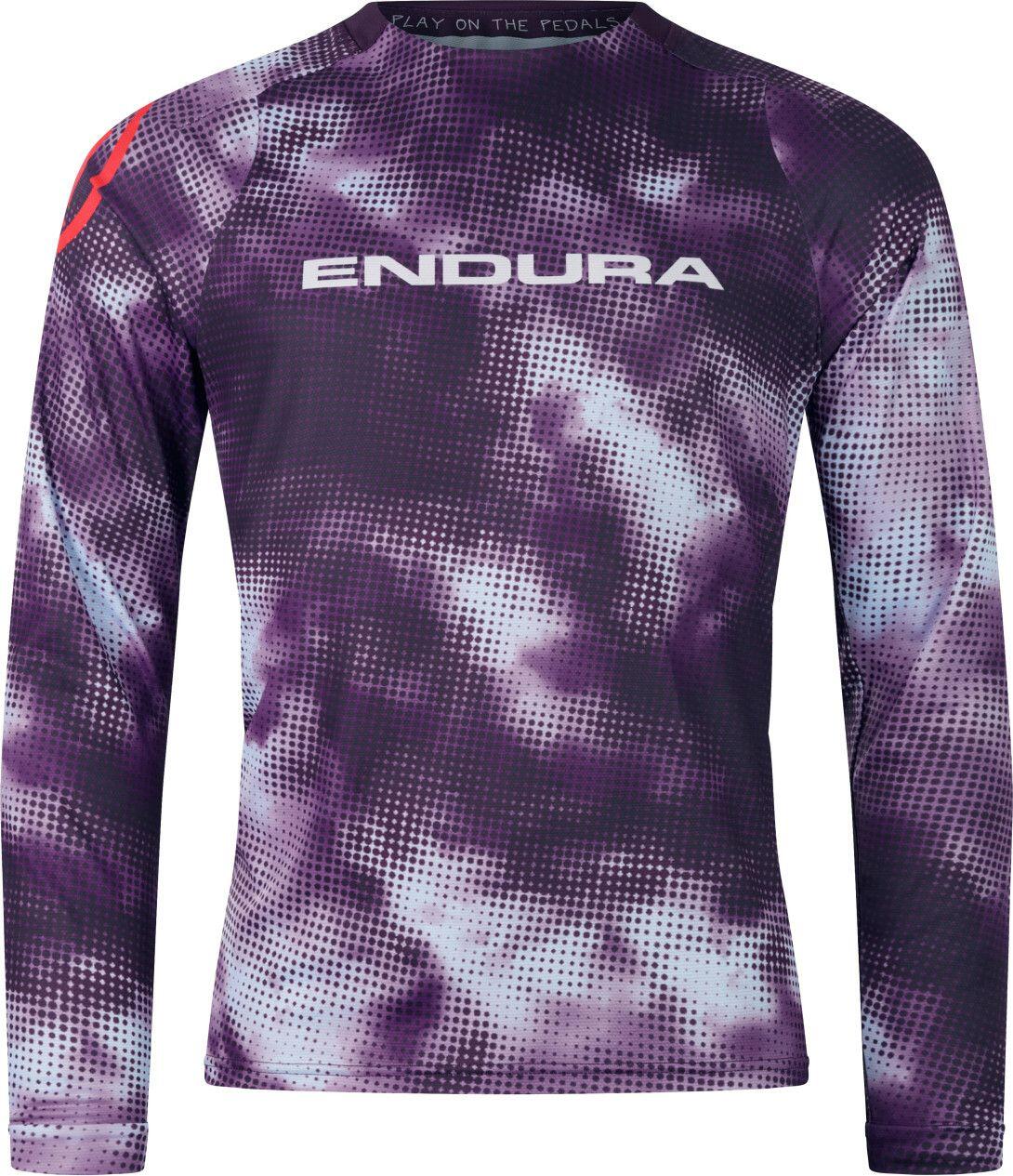 Maillot Manches Longues Endura Nuage de Pixels LTD - Violet 5/7