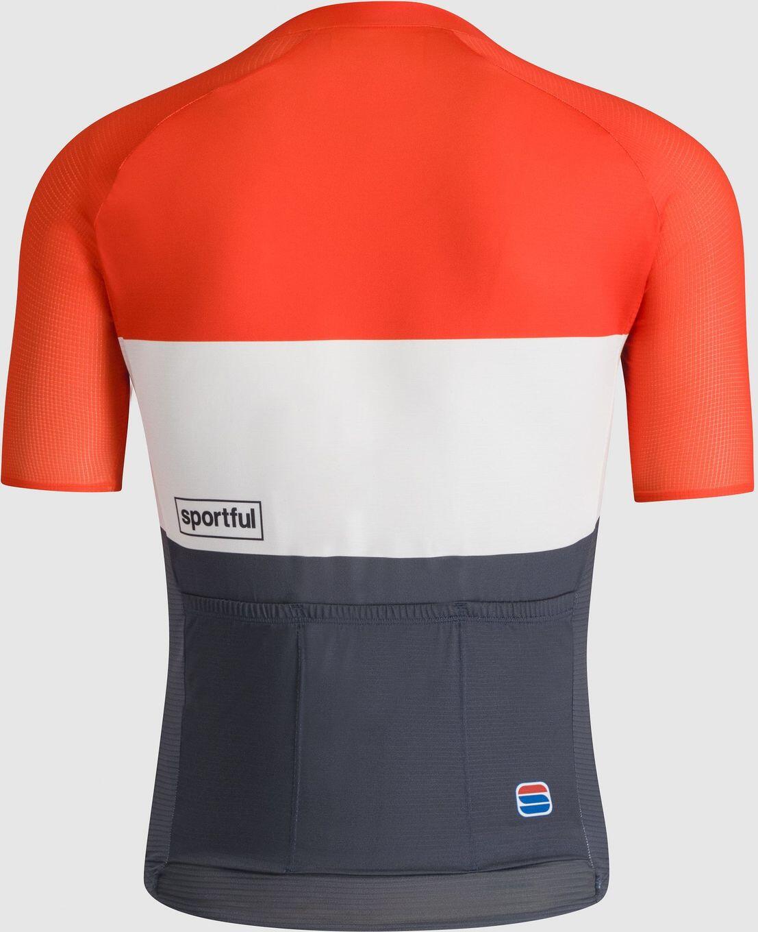 Sportful Supernova Heritage Heren Trui Korte Mouw Blauw/Rood/Geel 2/2