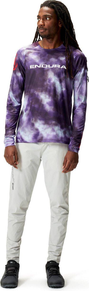 Maillot Manches Longues Endura Nuage de Pixels LTD - Violet 4/7