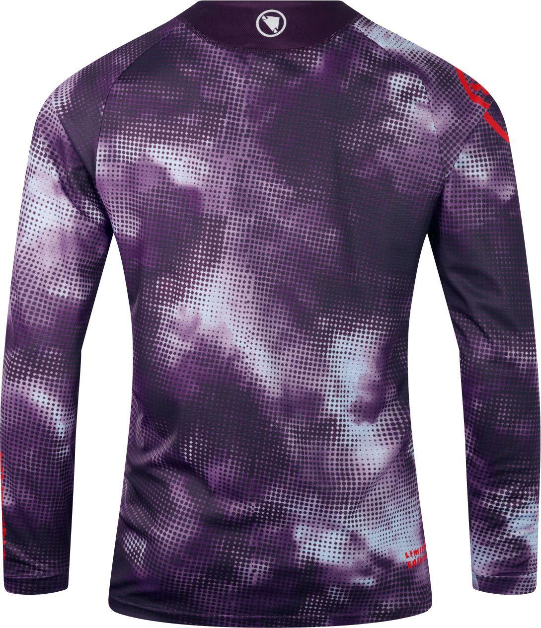 Maillot Manches Longues Endura Nuage de Pixels LTD - Violet 6/7
