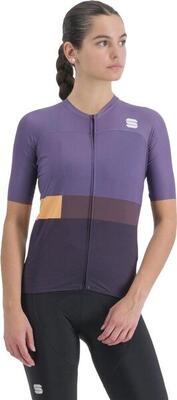 Sportful snap short sleeve jersey paars