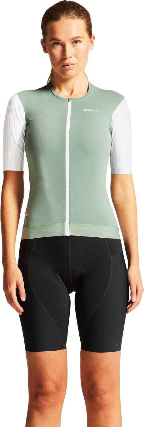 Camisola de manga curta Craft ADV Aero Green/White para mulher 1/7