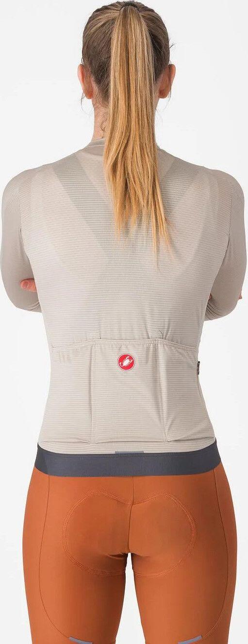 Maglia a maniche lunghe Espresso da donna, beige e grigio 2/5