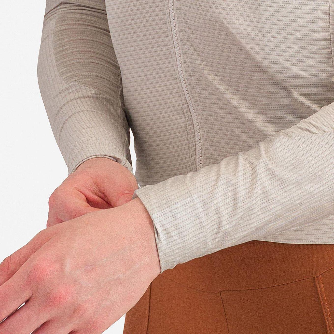 Maglia a maniche lunghe Espresso da donna, beige e grigio 5/5