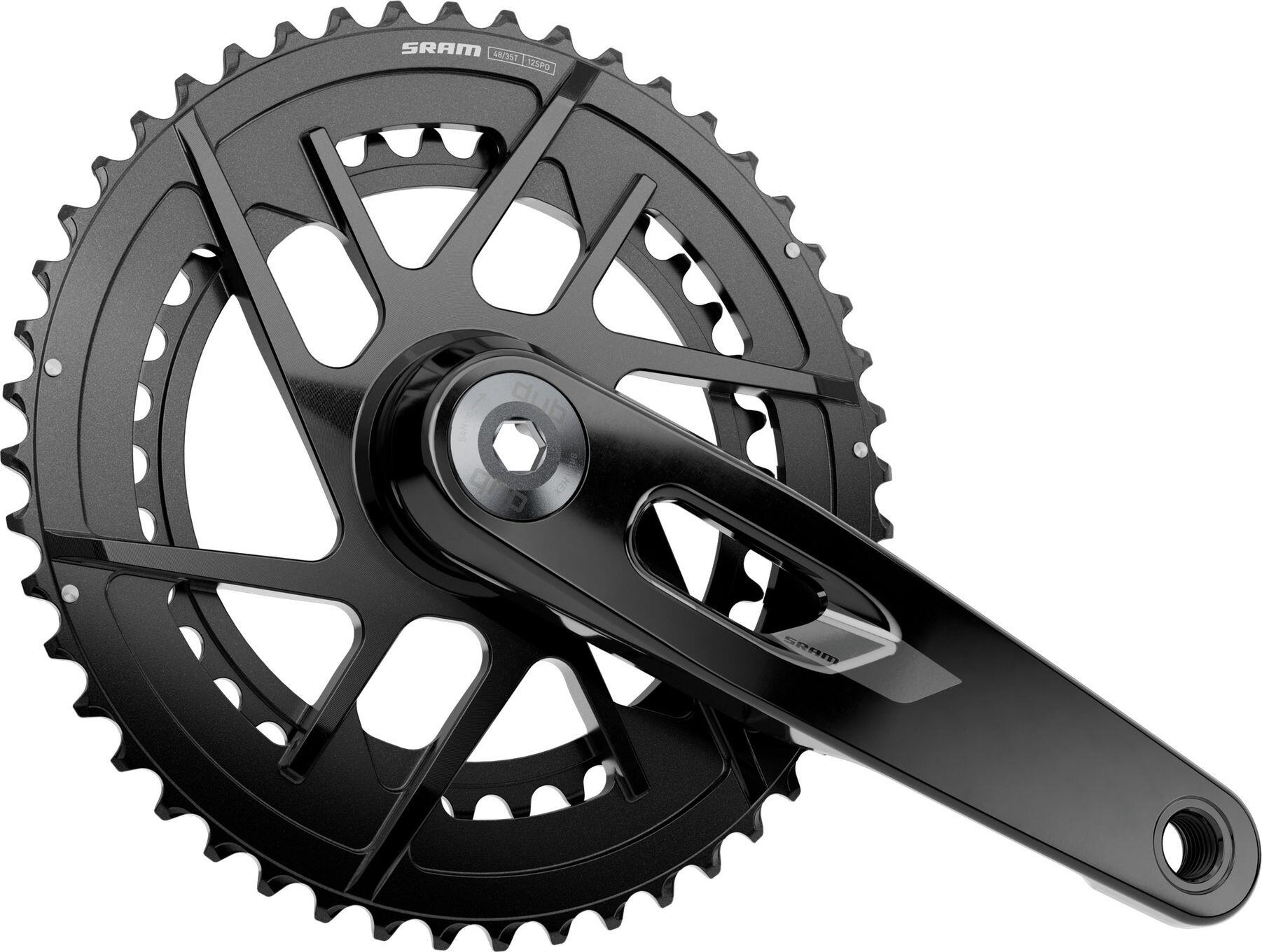 Pédalier Sram Rival E1 DUB 48-35 Dents 2x12V (sans boitier) Noir 2/2