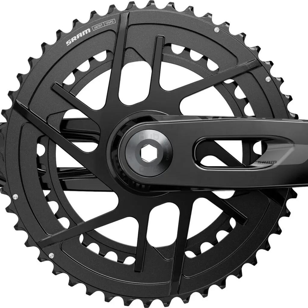 Sram Rival E1 DUB 48-35 Teeth 2x12V Crankset (without bb) Black