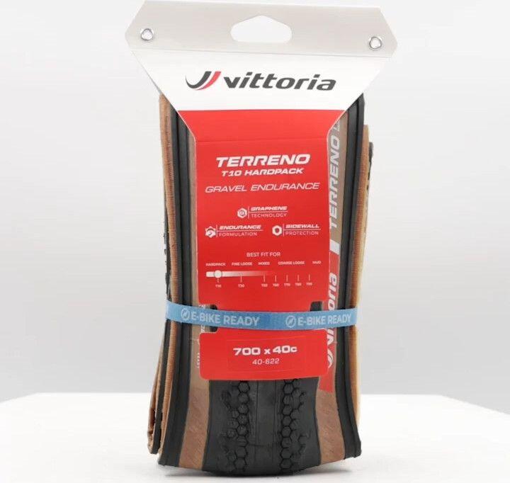 Vouwband Terreno T10 Vittoria - 45-622 - Tubeless 700c X 40 Skinwall Bruin/Zwart 3/5