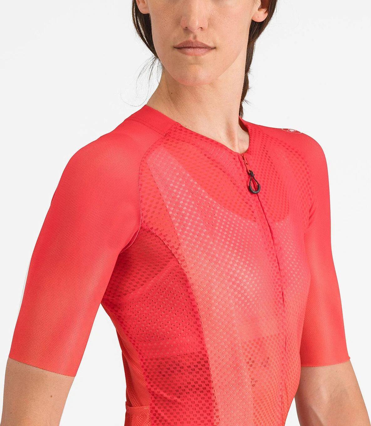 Maillot à Manches Courtes Climber's A/C Femme Rouge 3/4