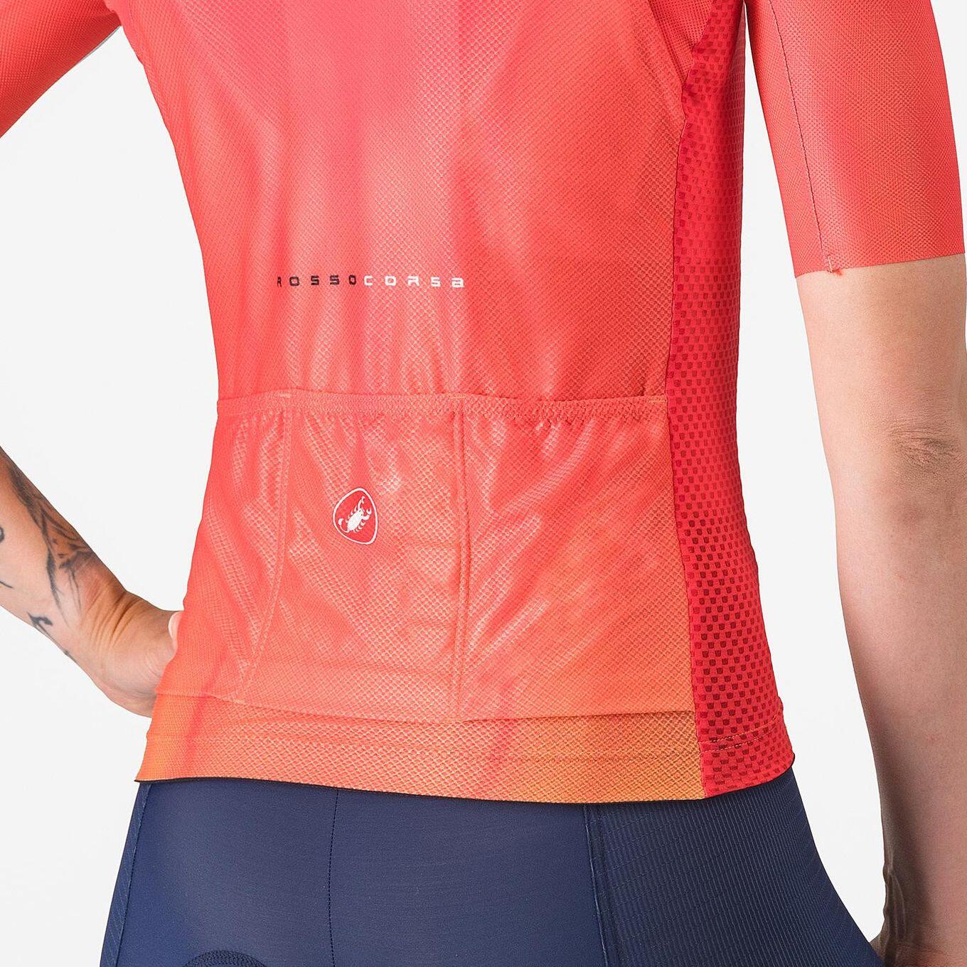 Maillot à Manches Courtes Climber's A/C Femme Rouge 4/4