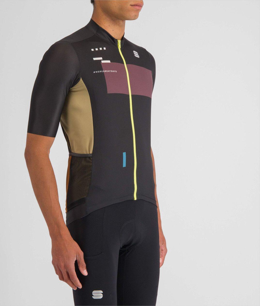 Maillot Manches Courtes Sportful Breakout Supergiara Noir 3/6