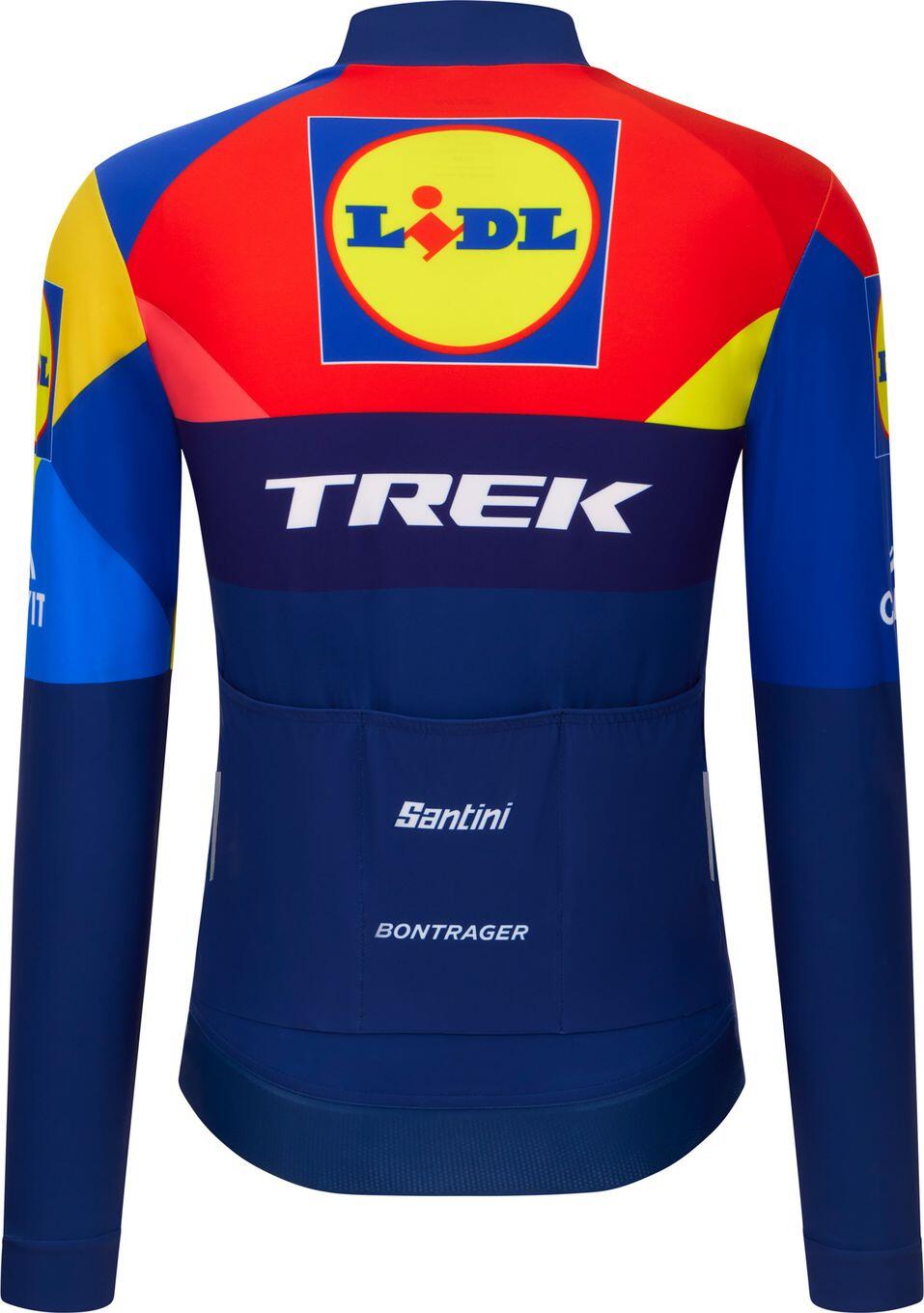 Santini Team Lidl-Trek 2025 Maglia a maniche lunghe unisex Blu 2/3