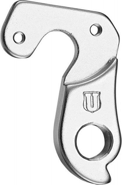 UNION GH-203 hak przerzutki z śrubami, srebrny
