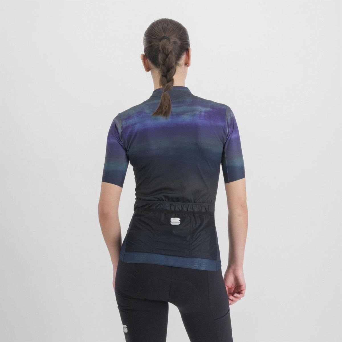 Maillot de manga corta Sportful Flow Supergiara Negro/Azul 2/5