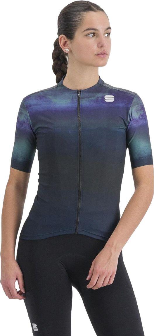Maillot de manga corta Sportful Flow Supergiara Negro/Azul 1/5